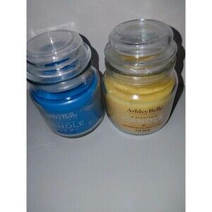 Ashley Belle Scented Glass Candles Bundle | Strawberry Shortcake & Glacier Air